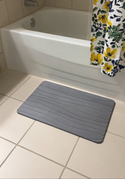 Bathroom Mat Striped